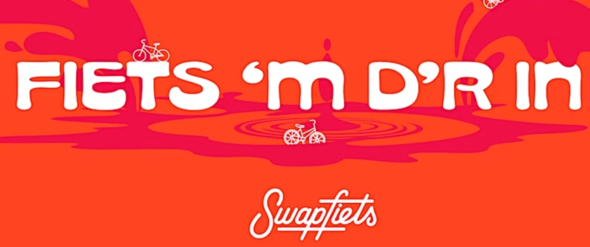 Swapfiets 'm d'r in